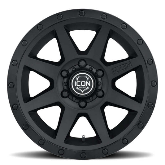 ICON - ICON Rebound 20x9 6x5.5 0mm Offset 5in BS 106.1mm Bore Double Black Wheel - Demon Performance