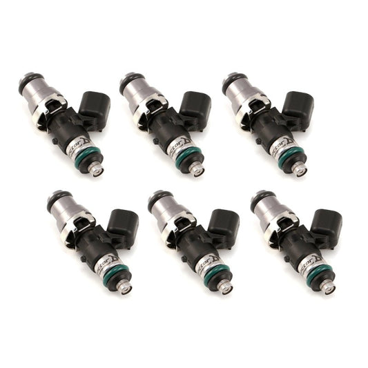 Injector Dynamics - Injector Dynamics 1340cc Injectors - 48mm Length - 14mm Grey Top - 14mm Lower O - Ring (Set of 6) - Demon Performance