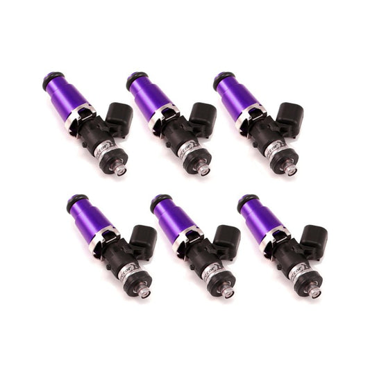 Injector Dynamics - Injector Dynamics 1340cc Injectors - 60mm Length - 14mm Purple Top - Denso Lower Cushion (Set of 6) - Demon Performance