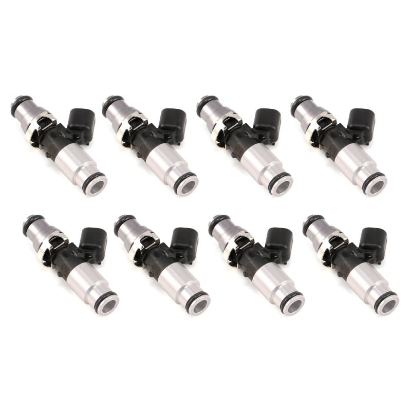 Injector Dynamics - Injector Dynamics 1750-XDS - 60mm Length - 14mm Grey Top - Silver Bottom Adapt (Set of 8) - Demon Performance