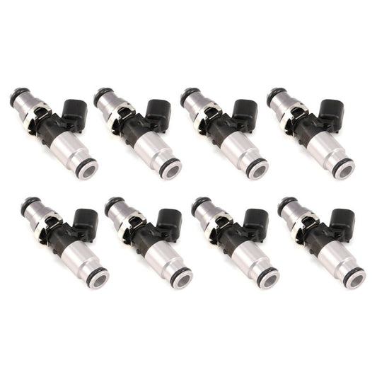 Injector Dynamics - Injector Dynamics 1750-XDS - 60mm Length - 14mm Grey Top - Silver Bottom Adapt (Set of 8) - Demon Performance