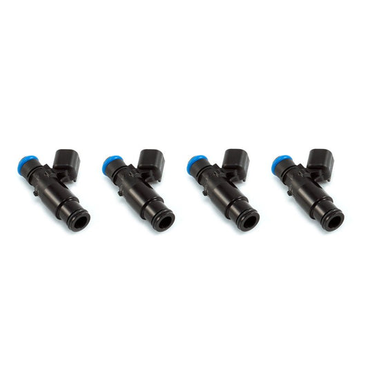 Injector Dynamics - Injector Dynamics 1750-XDS - USCAR Connector / 48mm Length / 14mm (Black) BOTTOM Adaptor - Set of 4 - Demon Performance
