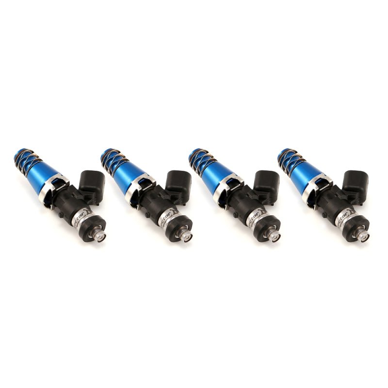 Injector Dynamics - Injector Dynamics ID1050X Injectors 11mm (Blue) Adaptor Tops Denso Lower (Set of 4) - Demon Performance