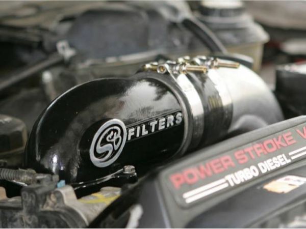 S&B - Intake Elbow 90 Degree With Cold Side Intercooler Piping and Boots For 03 - 04 Ford Powerstroke 6.0L S&B - Demon Performance
