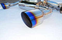 Invidia - Invidia 02 - 08 Nissan 350z Gemini Single Layer Titanium Tip Cat - back Exhaust - Demon Performance