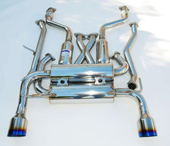 Invidia - Invidia 09+ 370Z Gemini Single Layer Titanium Tip Cat - back Exhaust - Demon Performance