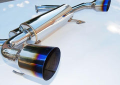 Invidia - Invidia 09+ 370Z Gemini Single Layer Titanium Tip Cat - back Exhaust - Demon Performance