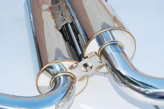 Invidia - Invidia 09+ 370Z Gemini Single Layer Titanium Tip Cat - back Exhaust - Demon Performance