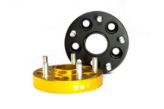 ISC Suspension - ISC Suspension Nissan 5x114.3 Hub Centric (66 Hub Bore) Wheel Spacers 15mm Black (Pair) - Demon Performance