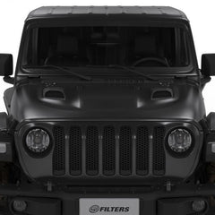 S&B - Jeep Air Hood Scoops for 18 - 22 Wrangler JL Rubicon 2.0L, 3.6L, 20 - 22 Jeep Gladiator 3.6L Scoops Only Kit S&B - Demon Performance