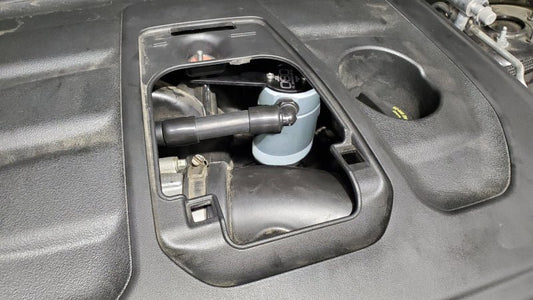 J&L - J&L 16 - 23 Dodge Durango / Jeep Grand Cherokee 3.6L Oil Separator 3.0 Passenger Side - Clear Anod - Demon Performance