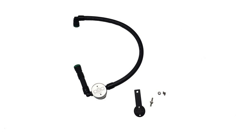 J&L - J&L 16 - 23 Dodge Durango / Jeep Grand Cherokee 3.6L Oil Separator 3.0 Passenger Side - Clear Anod - Demon Performance