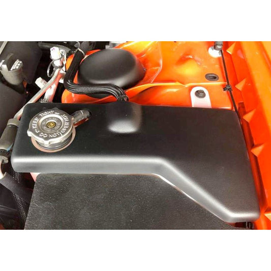 S&B - JLT Coolant Tank Cover Textured Black 2011 - 2021 Dodge Charger, Challenger, 300's - Demon Performance