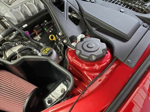 S&B - JLT Strut Covers Textured Black Pair 2015 - 2021 Mustang GT350; GT500; GT; EcoBoost; V6 with or without OEM Strut Bar - Demon Performance