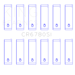 King Engine Bearings - King Engine Bearings Chrysler 2.7L (Size +0.50mm) Connecting Rod Bearing Set - Demon Performance