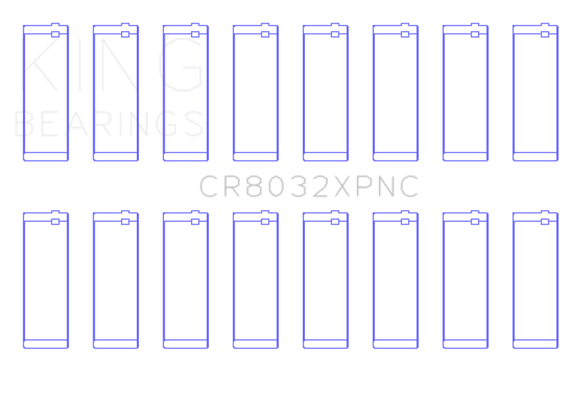 King Engine Bearings - King Engine Bearings Chrysler 345/370 16V Connecting Rod Bearing Set - Demon Performance