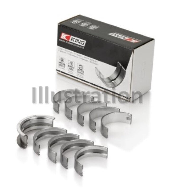 King Engine Bearings - King Engine Bearings Datsun Ka - 24E (Size +0.50mm) Main Bearing Set - Demon Performance
