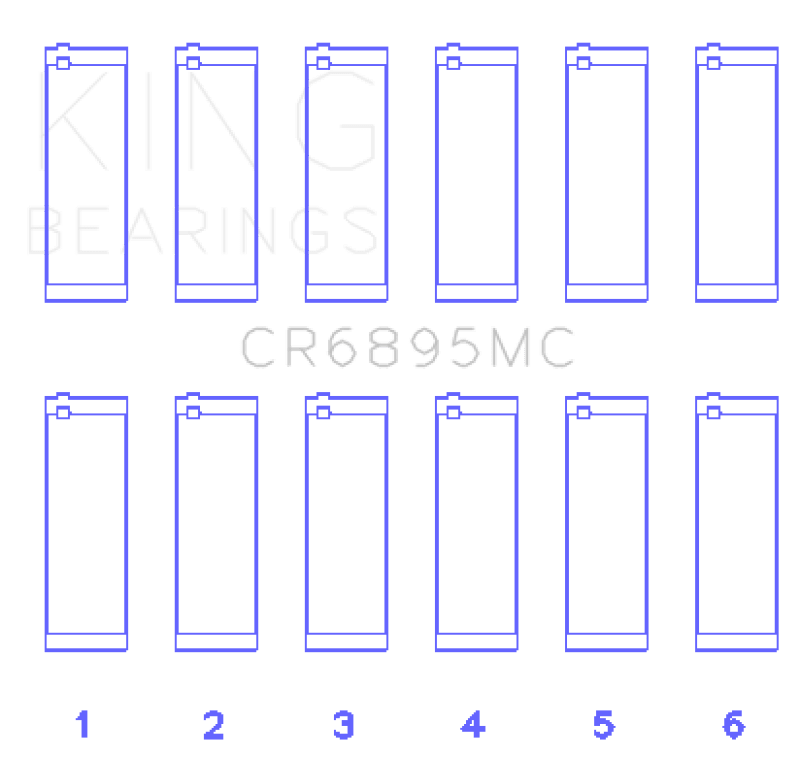 King Engine Bearings - King Engine Bearings Ford Ecoboost 3.5L V6 Connecting Rod Bearing Set - Demon Performance
