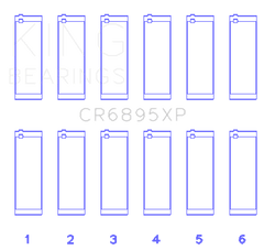 King Engine Bearings - King Engine Bearings Ford EcoBoost 3.5L V6 Connecting Rod Bearing Set (Set of 6) - Demon Performance