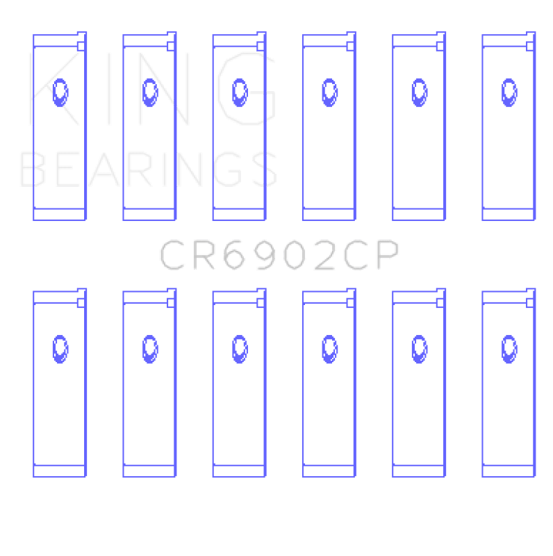 King Engine Bearings - King Engine Bearings Nissan VQ35HR /VQ37VHR Connecting Rod Bearing Set - Demon Performance