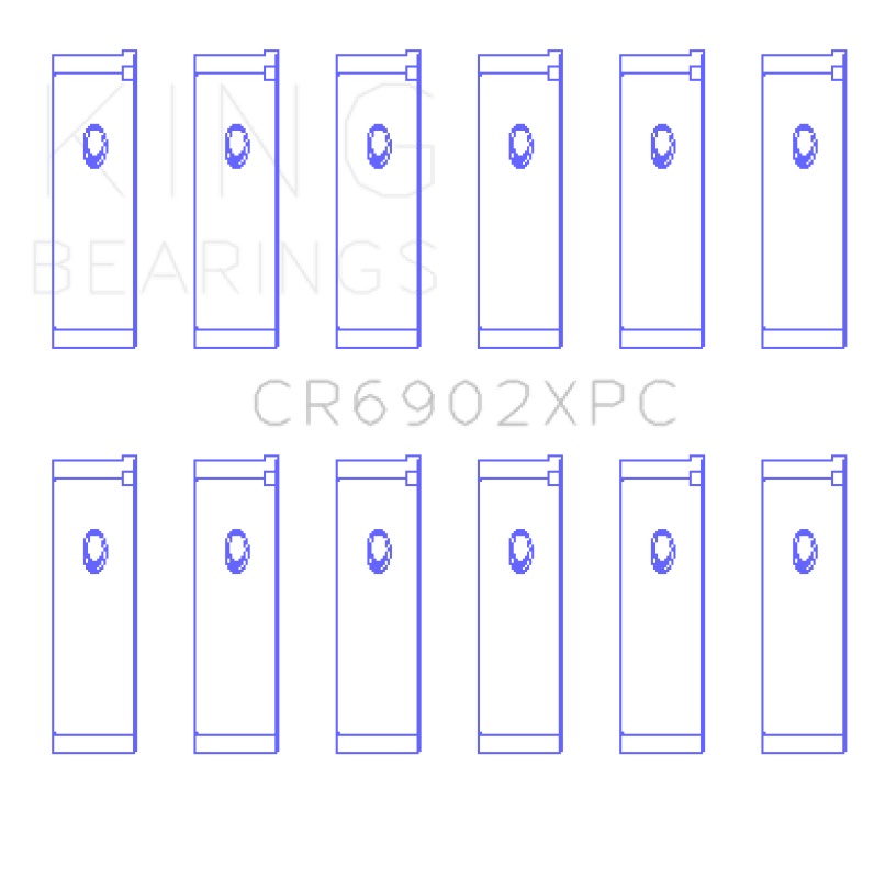 King Engine Bearings - King Engine Bearings Nissan VQ35HR/VQ37VHR/VR30DTT pMaxKote Rod Bearing Set - Size +.25mm - Demon Performance