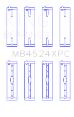 King Engine Bearings - King Engine Bearings Nissan VR38DETT (Size 0.25) pMaxKote Performance Main Bearings - Set of 8 - Demon Performance