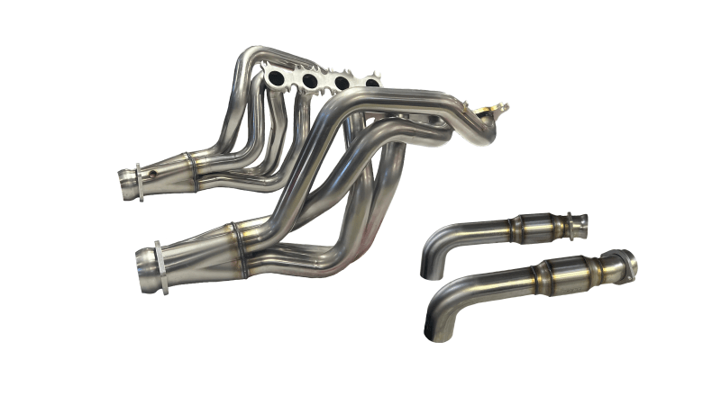 Kooks Headers - Kooks 2024 Mustang GT/D.H. 5.0L 4V 2in x 3in SS Headers w/ H.O Green Catted Connection Pipe - Demon Performance