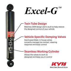 KYB - KYB 16 - 25 Dodge Durango (w/o Sport & High Perf Susp.) Excel - G Gas Strut - Front Left - Demon Performance