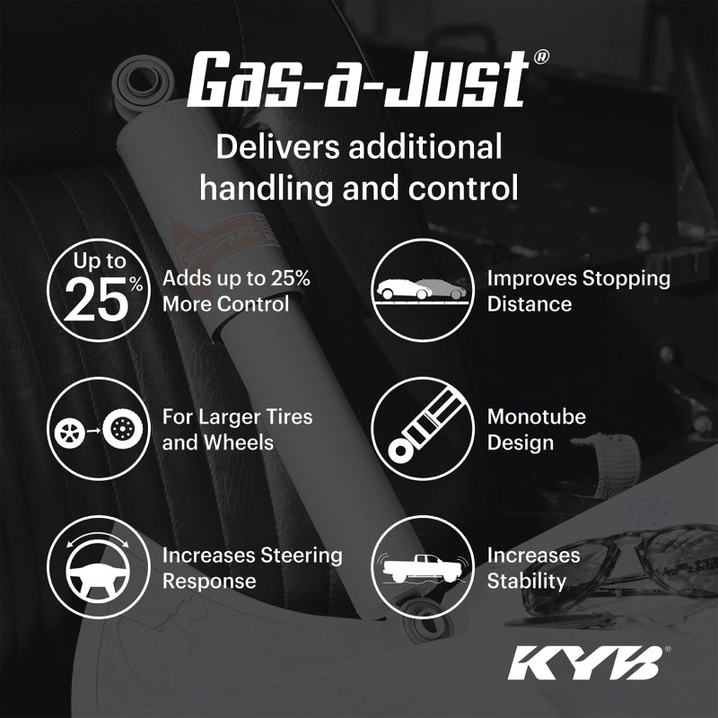 KYB - KYB 19 - 25 RAM 1500 w/ Off Road Susp. (w/o Air Susp. & Ex. Rebel & TRX) Gas - A - Just Gas Shock - Rear - Demon Performance