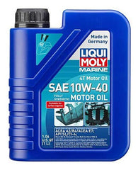 LIQUI MOLY - LIQUI MOLY 1L Marine 4T Motor Oil SAE 10W40 - Demon Performance
