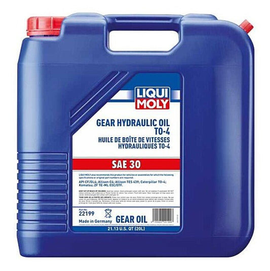 LIQUI MOLY - LIQUI MOLY 20L Gear Hydraulic Oil TO - 4 SAE 30W - Demon Performance