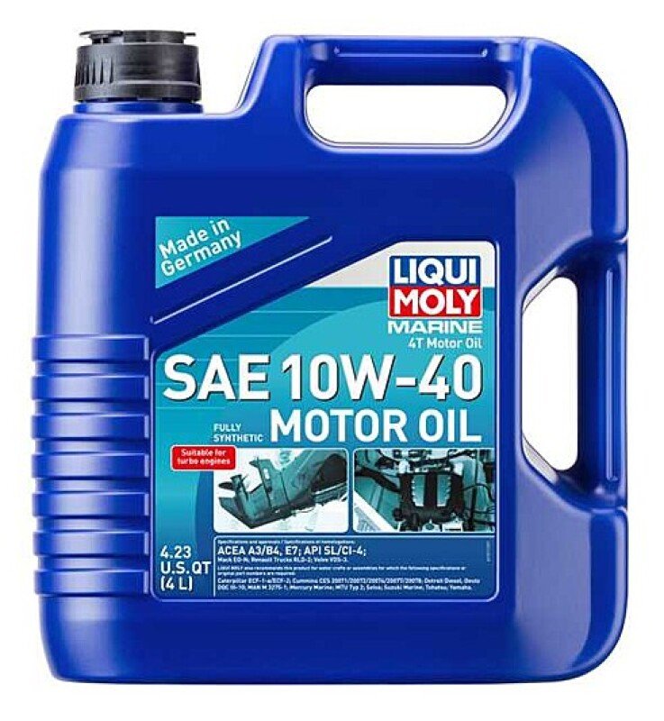 LIQUI MOLY - LIQUI MOLY 4L Marine 4T Motor Oil SAE 10W40 - Demon Performance