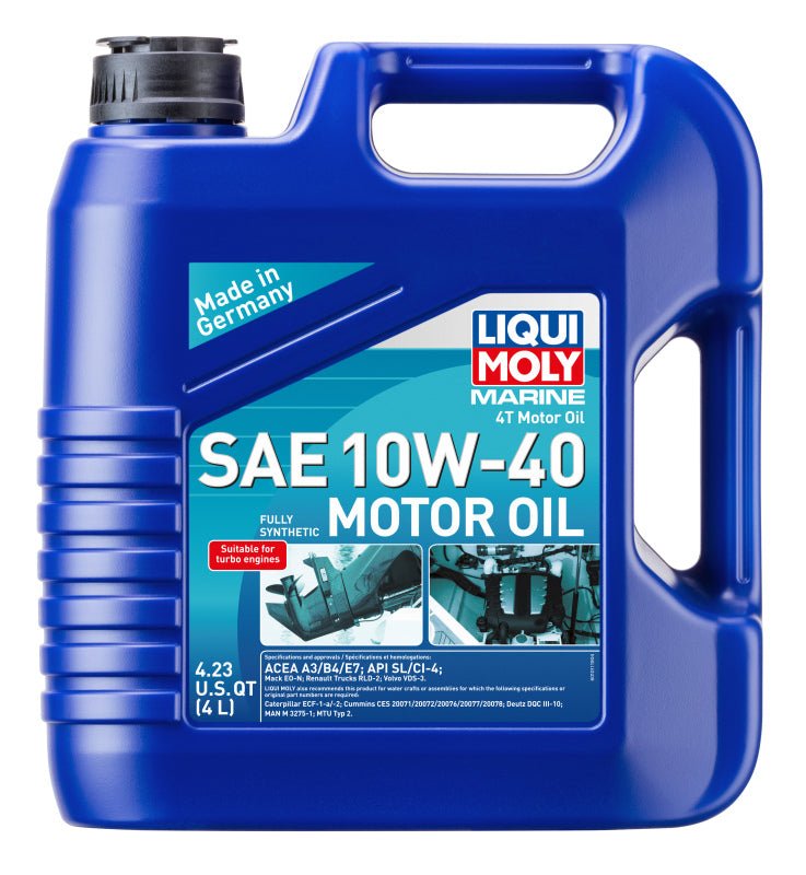 LIQUI MOLY - LIQUI MOLY 4L Marine 4T Motor Oil SAE 10W40 - Demon Performance