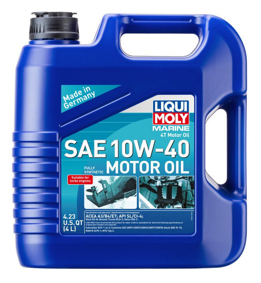 LIQUI MOLY - LIQUI MOLY 4L Marine 4T Motor Oil SAE 10W40 - Demon Performance