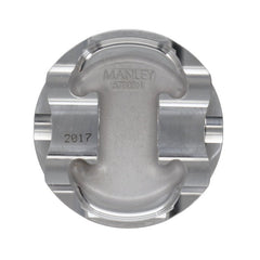 Manley Performance - Manley 03 - 07 Nissan 350Z/Maxima 81.4mm Stroker 95.75mm +.25mm Bore 8.5:1 Dish Piston Set w/ Rings - Demon Performance