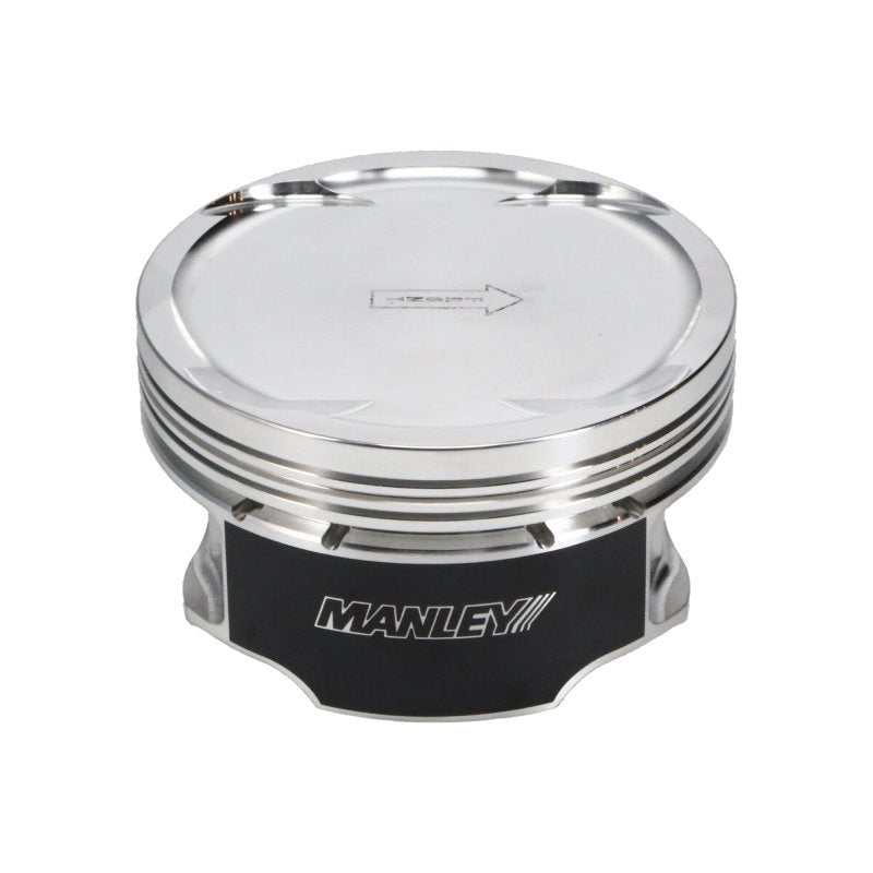 Manley Performance - Manley 03 - 07 Nissan 350Z/Maxima 81.4mm Stroker 95.75mm +.25mm Bore 8.5:1 Dish Piston Set w/ Rings - Demon Performance