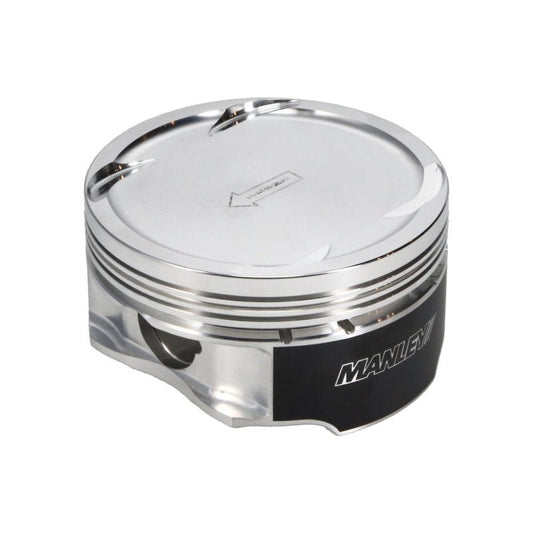 Manley Performance - Manley 03 - 07 Nissan 350Z/Maxima/Altima 81.4mm Stroker 95.5mm Std Bore 8.5:1 Dish Piston Set w/ Rings - Demon Performance