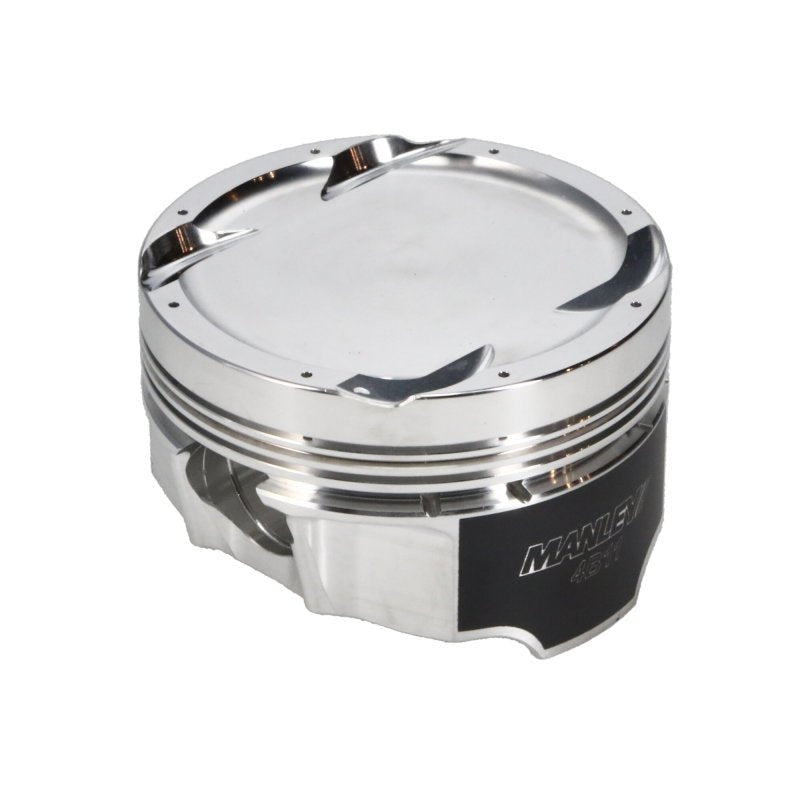 Manley Performance - Manley 08+ Mitsubishi 4B11T 86.5mm (+.5mm) - 11cc Dome 9.0:1 CR Turbo Tuff Series Piston Set w/ Rings - Demon Performance