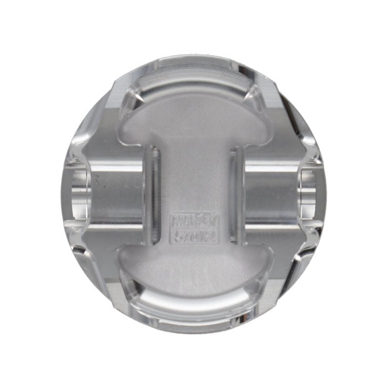 Manley Performance - Manley 08+ Mitsubishi 4B11T 86mm STD - 11cc Dome 9.0:1 CR Turbo Tuff Series Piston Set w/ Rings - Demon Performance