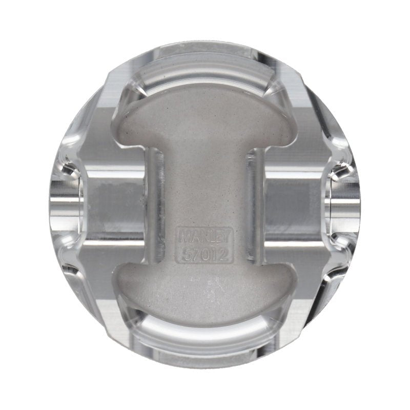 Manley Performance - Manley 08+ Mitsubishi 4B11T 86mm STD - 5cc Dome 9.0:1 CR Platinum Series Piston Set w/ Rings - Demon Performance