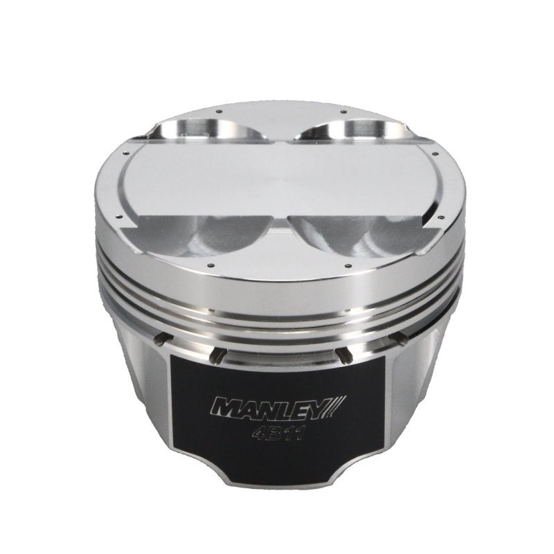 Manley Performance - Manley 08+ Mitsubishi 4B11T 86mm STD - 5cc Dome 9.0:1 CR Platinum Series Piston Set w/ Rings - Demon Performance