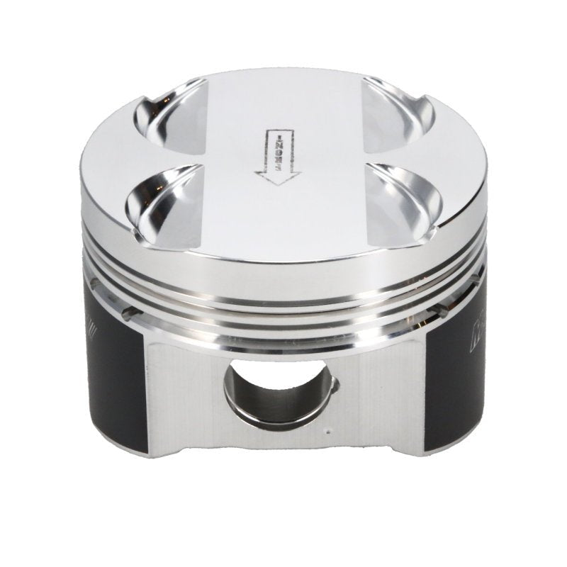 Manley Performance - Manley 16+ Nissan VR30DDTT 86mm Bore 10:1 CR - 3.5cc Dome Flat Top E/D Piston w/ Rings (SINGLE) - Demon Performance