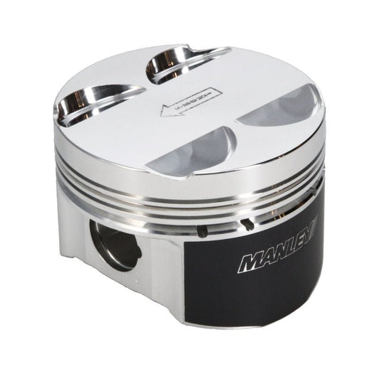 Manley Performance - Manley 16+ Nissan VR30DDTT 86mm Bore 10:1 CR - 3.5cc Dome Flat Top Piston w/ Rings (SINGLE) - Demon Performance