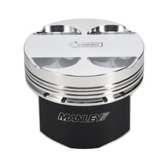 Manley Performance - Manley 16+ Nissan VR30DDTT 86mm Bore Grade 2 10:1 CR - 3.5cc Dome Flat Top Piston w/ Rings (SINGLE) - Demon Performance