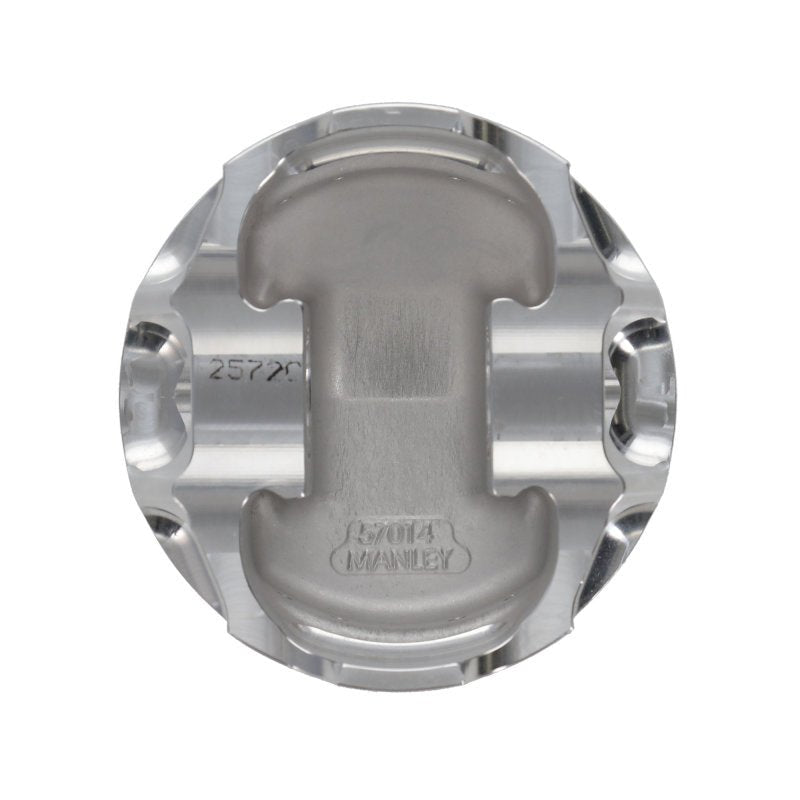 Manley Performance - Manley Chevrolet LS 4.065in Bore 1.304in CD 4CC Platinum Series Dish Piston - Set of 8 - Demon Performance