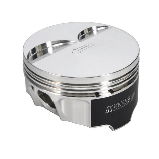 Manley Performance - Manley Chevrolet LS 4.065in Bore 1.304in CD 4CC Platinum Series Dish Piston - Set of 8 - Demon Performance
