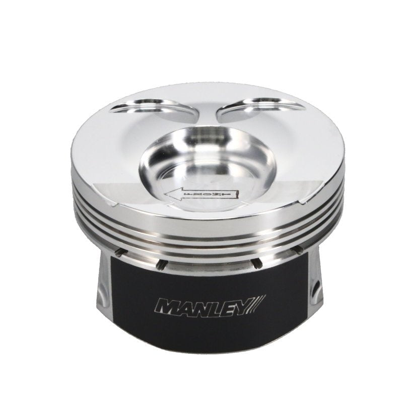 Manley Performance - Manley Ford 3.5L Ecoboost 3.642in Bore 1.239in Comp Height - 5.0cc Dish Piston Set - Demon Performance