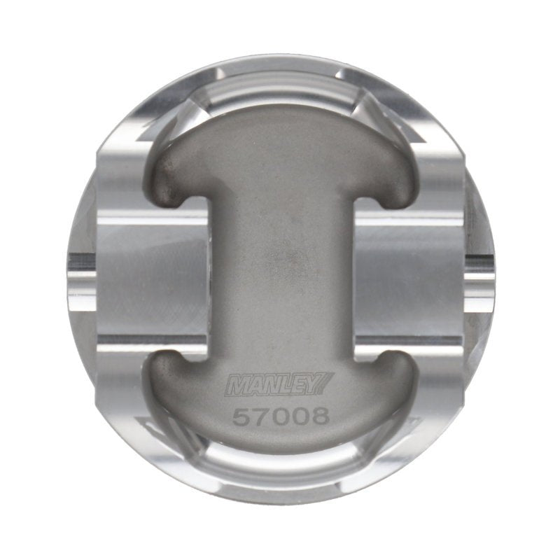 Manley Performance - Manley Ford 3.5L Ecoboost 3.652in Bore 1.239in 10.0:1 CR - 0.5cc Dome Extreme Duty Piston Set - Demon Performance