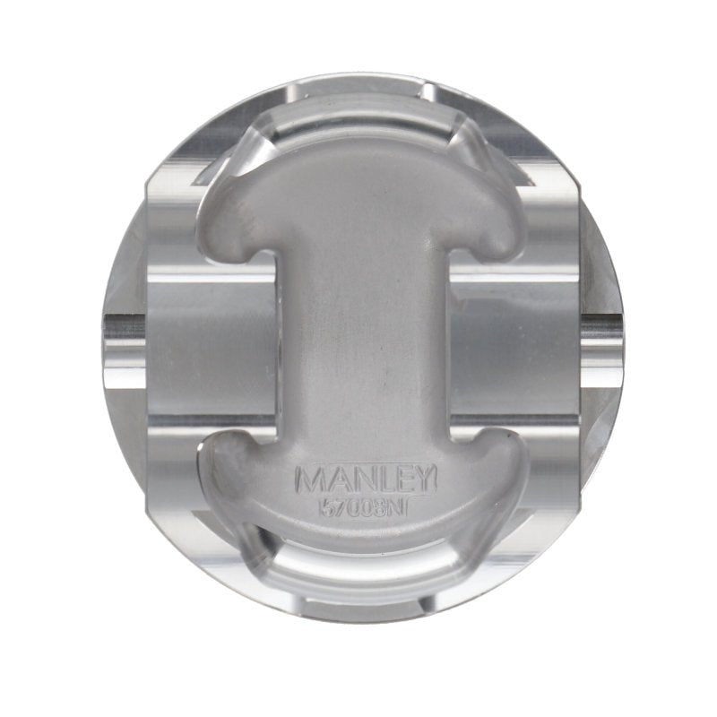 Manley Performance - Manley Ford 3.7L Cyclone V6 3.76in Bore 9.5:1 Comp Ratio - 5.0cc Dish Platinum Piston Set - Set of 6 - Demon Performance