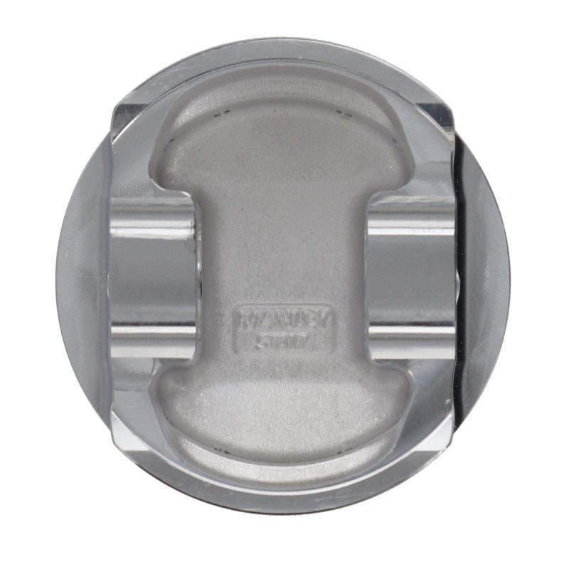 Manley Performance - Manley Ford EcoBoost STD Stroke 88mm STD Bore 9.5:1 CR Dish Piston Set - Demon Performance